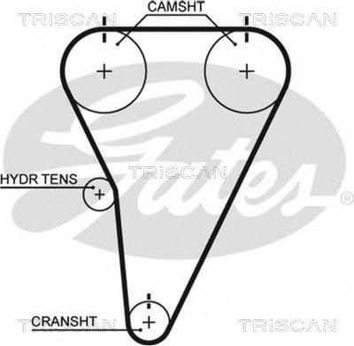 Triscan 8645 t215 - Timing Belt autospares.lv