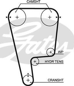 Triscan 8645 t226 - Timing Belt autospares.lv