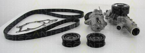 Triscan 8642 230502 - Water Pump + V-Ribbed Belt Set autospares.lv