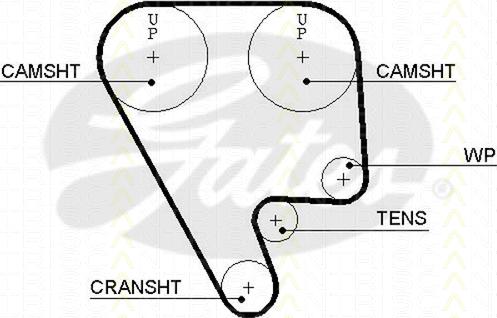 Triscan 8647 40006 - Timing Belt Set autospares.lv