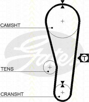 Triscan 8647 69001 - Timing Belt Set autospares.lv