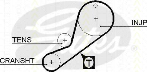 Triscan 8647 16005 - Timing Belt Set autospares.lv