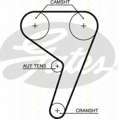 Triscan 8647 10067 - Timing Belt Set autospares.lv