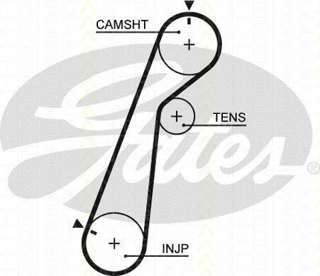 Triscan 8647 10071 - Timing Belt Set autospares.lv