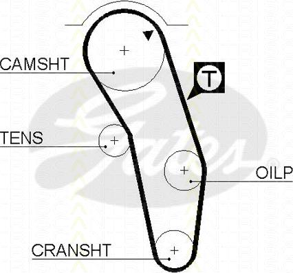 Triscan 8647 29004 - Timing Belt Set autospares.lv