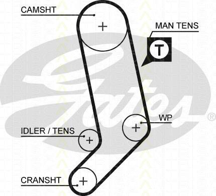 Triscan 8647 29073 - Timing Belt Set autospares.lv