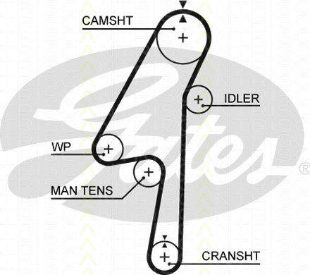 Triscan 8647 27007 - Timing Belt Set autospares.lv