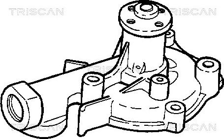 Triscan 8600 42937 - Water Pump autospares.lv