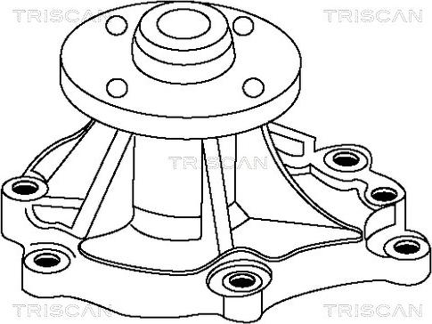 Triscan 8600 14992 - Water Pump autospares.lv