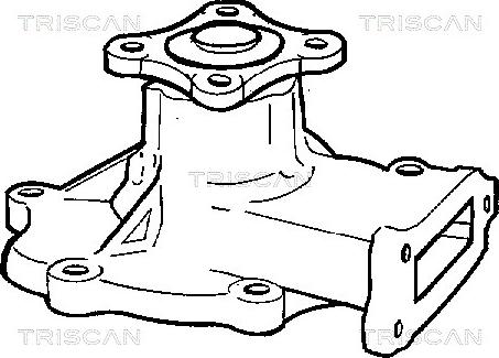 Triscan 8600 14927 - Water Pump autospares.lv