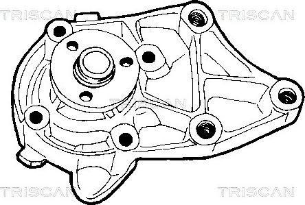 Triscan 8600 10864 - Water Pump autospares.lv