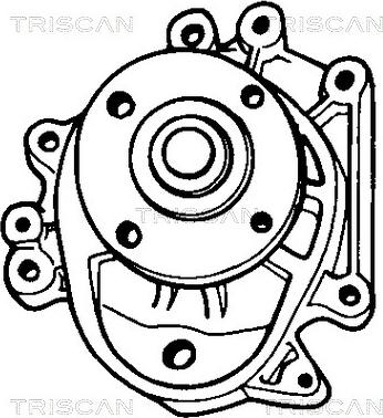 Triscan 8600 13818 - Water Pump autospares.lv