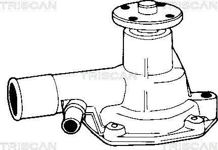 Triscan 8600 13350 - Water Pump autospares.lv