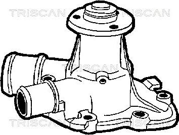 Triscan 8600 12958 - Water Pump autospares.lv