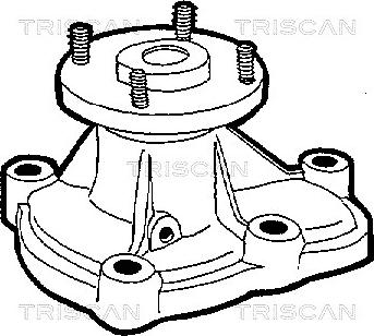 Triscan 8600 24004 - Water Pump autospares.lv