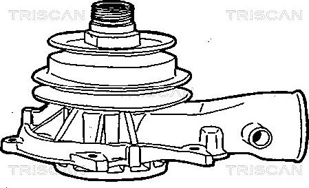 Triscan 8600 24840 - Water Pump autospares.lv