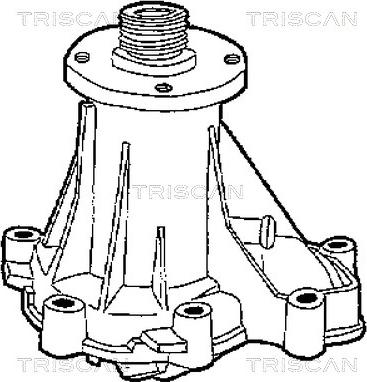 Triscan 8600 23010 - Water Pump autospares.lv