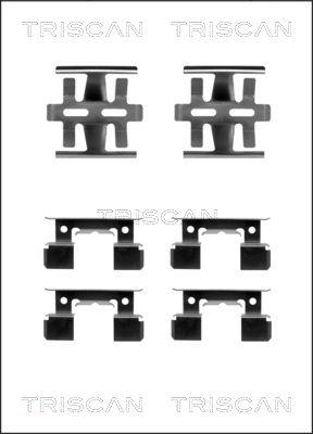 Triscan 8105 401408 - Accessory Kit for disc brake Pads autospares.lv