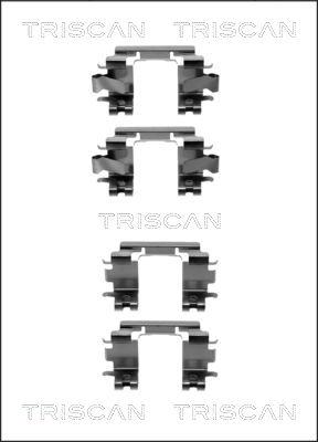 Triscan 8105 401616 - Accessory Kit for disc brake Pads autospares.lv