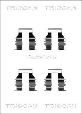 Triscan 8105 421587 - Accessory Kit for disc brake Pads autospares.lv