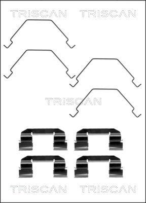 Triscan 8105 501583 - Accessory Kit for disc brake Pads autospares.lv