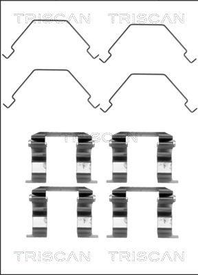 Triscan 8105 501577 - Accessory Kit for disc brake Pads autospares.lv