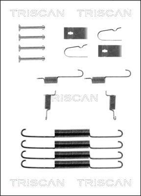 Triscan 8105 502533 - Accessory Kit, brake shoes autospares.lv