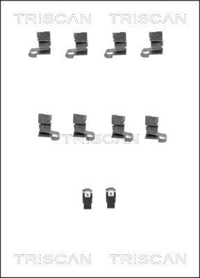 Triscan 8105 691619 - Accessory Kit for disc brake Pads autospares.lv