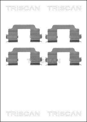 Triscan 8105 691620 - Accessory Kit for disc brake Pads autospares.lv