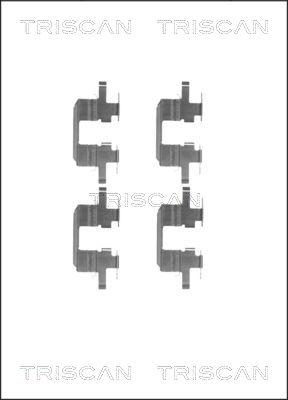 Triscan 8105 681533 - Accessory Kit for disc brake Pads autospares.lv