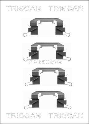 Triscan 8105 141596 - Accessory Kit for disc brake Pads autospares.lv