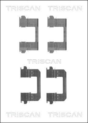 Triscan 8105 141601 - Accessory Kit for disc brake Pads autospares.lv