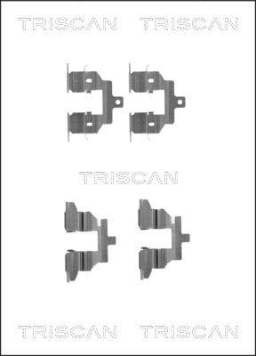 Triscan 8105 141602 - Accessory Kit for disc brake Pads autospares.lv