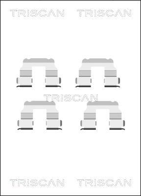 Triscan 8105 151350 - Accessory Kit for disc brake Pads autospares.lv