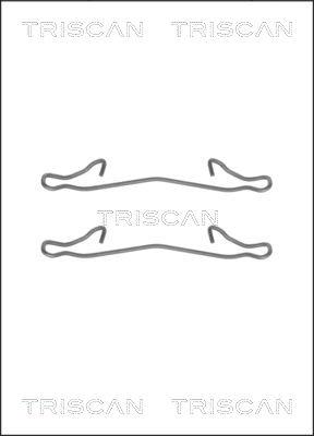 Triscan 8105 161563 - Accessory Kit for disc brake Pads autospares.lv