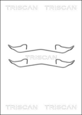 Triscan 8105 161617 - Accessory Kit for disc brake Pads autospares.lv