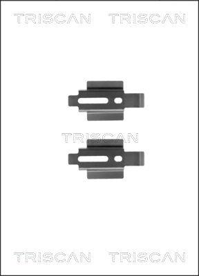 Triscan 8105 161620 - Accessory Kit for disc brake Pads autospares.lv