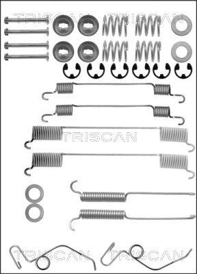 Triscan 8105 162510 - Accessory Kit, brake shoes autospares.lv