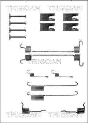 Triscan 8105 162585 - Accessory Kit, brake shoes autospares.lv