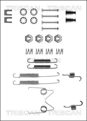 Triscan 8105 162049 - Accessory Kit, brake shoes autospares.lv