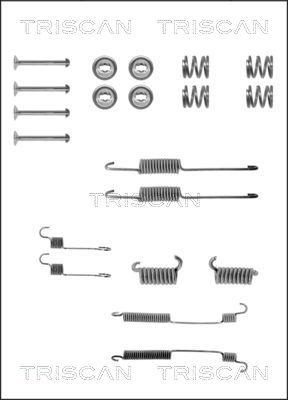 Triscan 8105 162392 - Accessory Kit, brake shoes autospares.lv