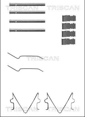 Triscan 8105 101598 - Accessory Kit for disc brake Pads autospares.lv