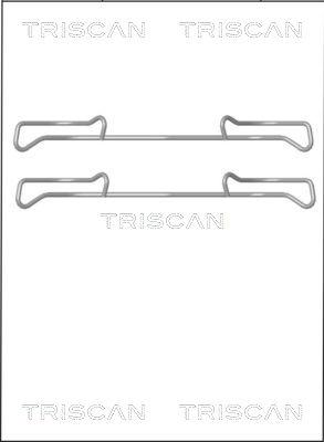 Triscan 8105 101642 - Accessory Kit for disc brake Pads autospares.lv