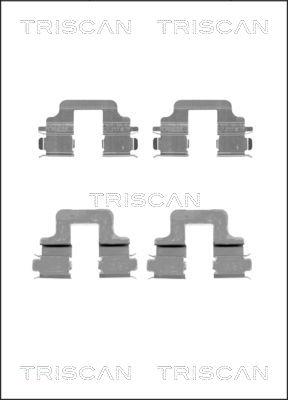 Triscan 8105 101652 - Accessory Kit for disc brake Pads autospares.lv