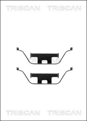 Triscan 8105 101602 - Accessory Kit for disc brake Pads autospares.lv
