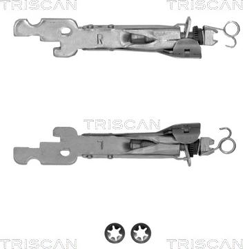 Triscan 8105 103003 - Adjuster Set, drum brake autospares.lv