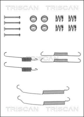 Triscan 8105 102564 - Accessory Kit, brake shoes autospares.lv