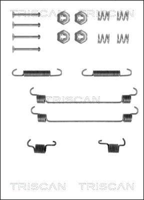 Triscan 8105 102525 - Accessory Kit, brake shoes autospares.lv