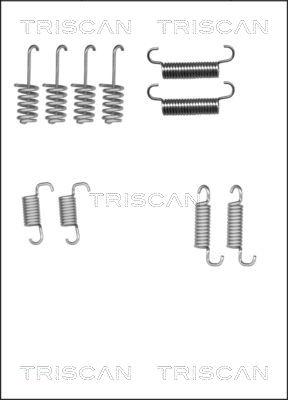 Triscan 8105 102616 - Accessory Kit, parking brake shoes autospares.lv