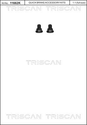 Triscan 8105 116003 - Screw Set, brake disc autospares.lv